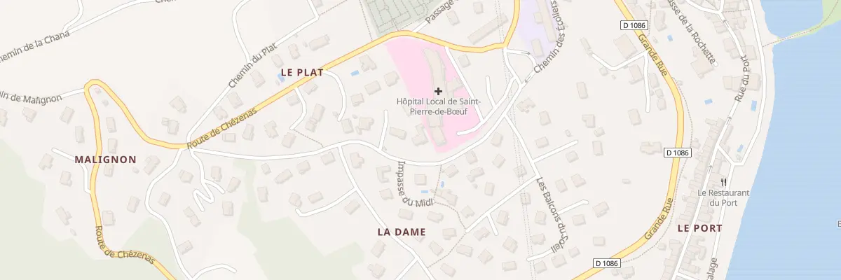 Plan du 6 Rte de la Dame à Saint-Pierre-de-Bœuf