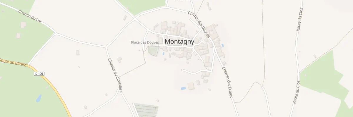 Plan du 88 Rue du Château d’Eau à Montagny