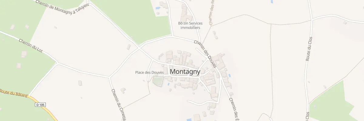 Plan du 9003 Rue de la Grand Croix à Montagny
