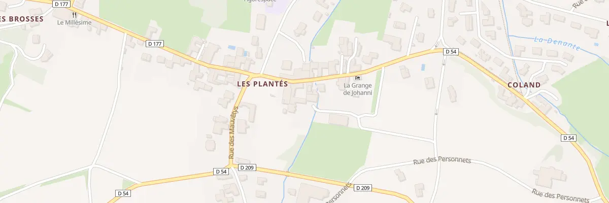 Plan du 5039 Les Plantes à Davayé