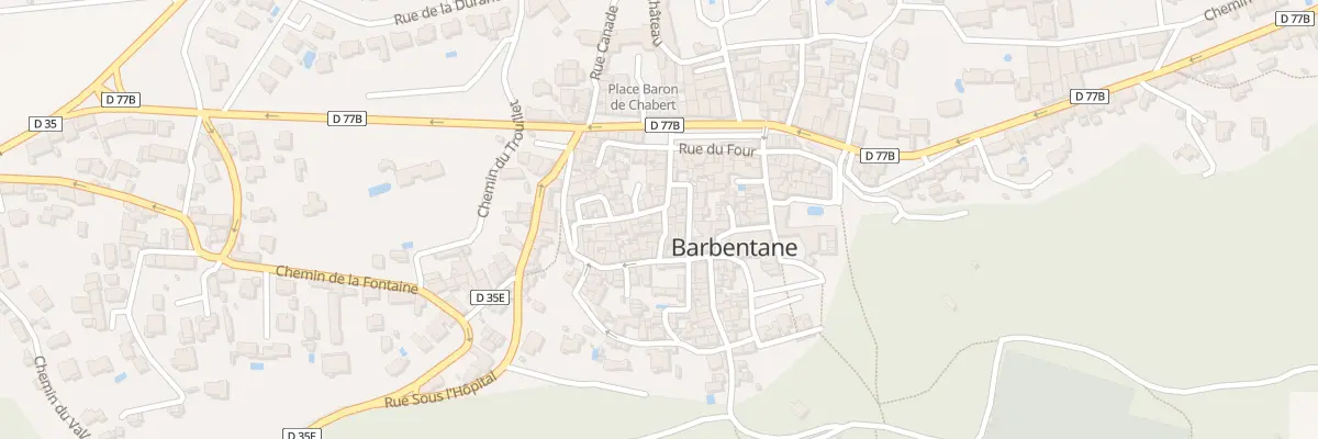 Plan du 2 Rue de la croix Blanche à Barbentane