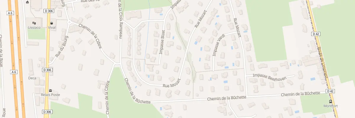 Plan du 29 Rue Mozart à Lissieu