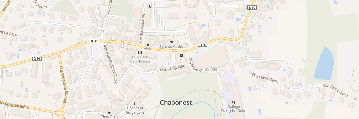 Plan du 54 Av Paul Doumer à Chaponost