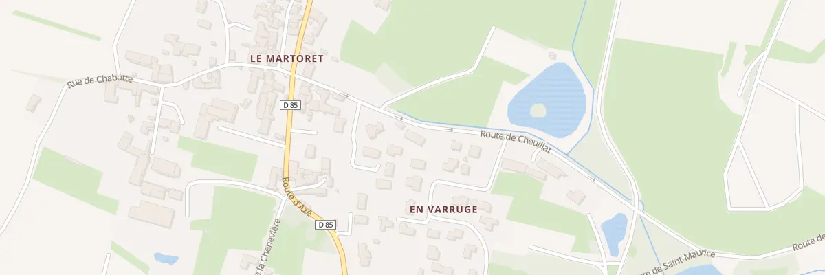 Plan du 152 Rte de Cheuillat à Igé