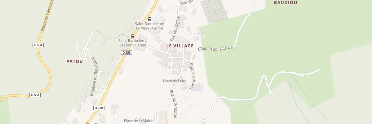 Plan du 15 Rue de la Voute à Saint-Barthélemy-le-Plain