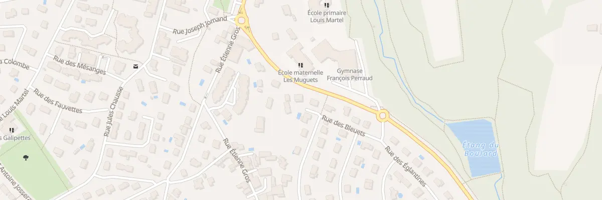 Plan du 15 Rue des Bleuets à Chaponost