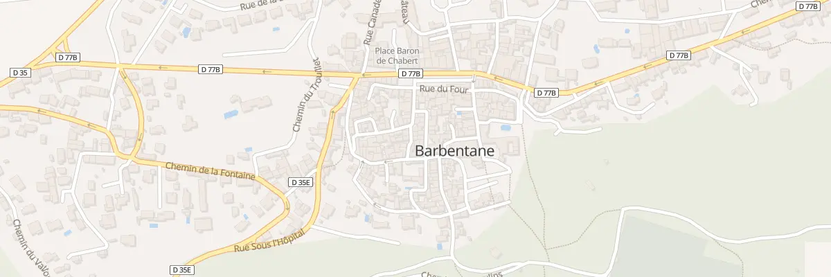 Plan du 3 Rue de la croix Blanche à Barbentane