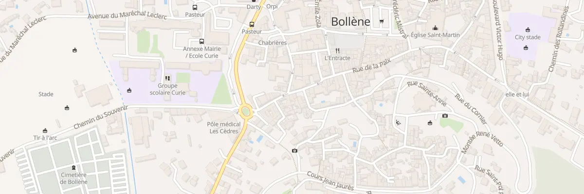 Plan du 102 Rue-de-la-Paix à Bollène