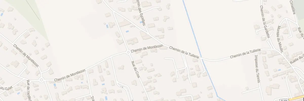 Plan du 3B Che de Montlezon à Montfaucon