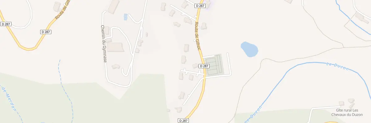 Plan du 341 Rte de Gilhoc à Saint-Sylvestre