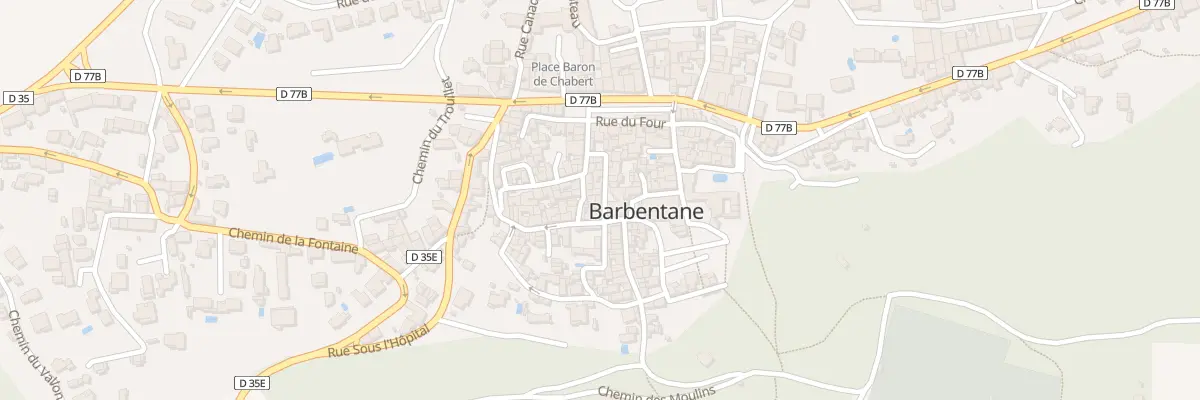 Plan du 14 Rue Neuve à Barbentane