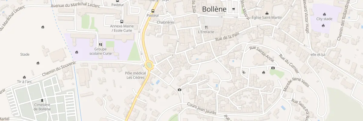 Plan du 98B Rue-de-la-Paix à Bollène