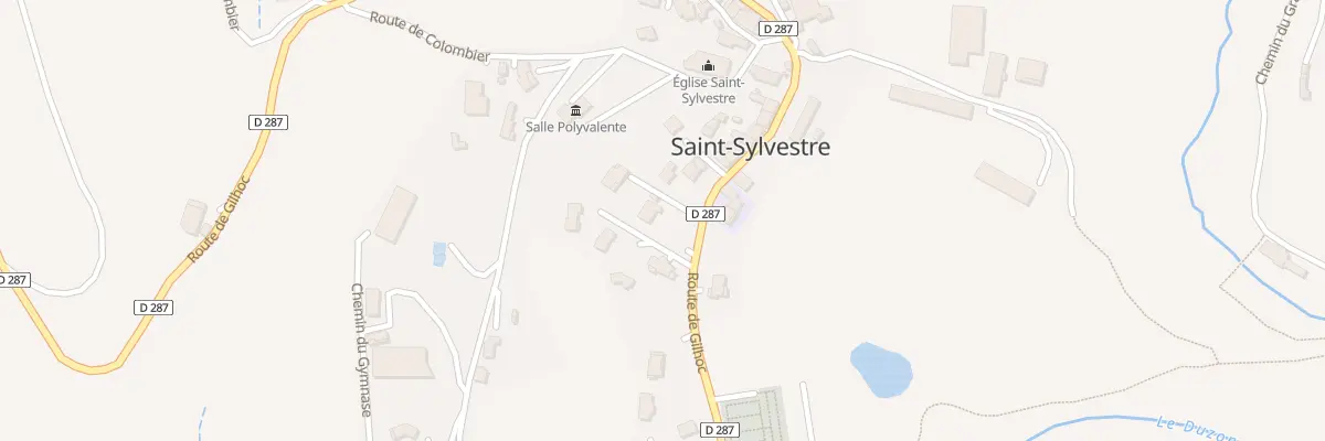 Plan du 515 Rte de Gilhoc à Saint-Sylvestre