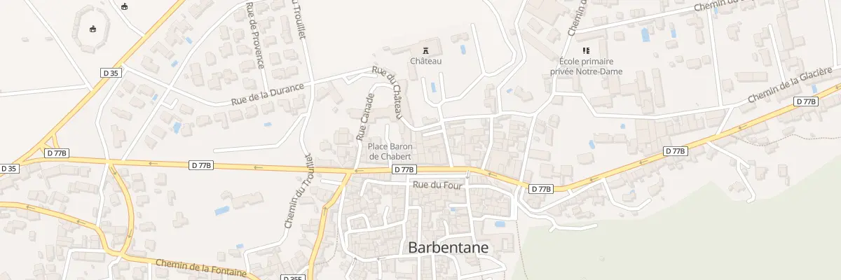 Plan du 11 Rue du Chateau à Barbentane