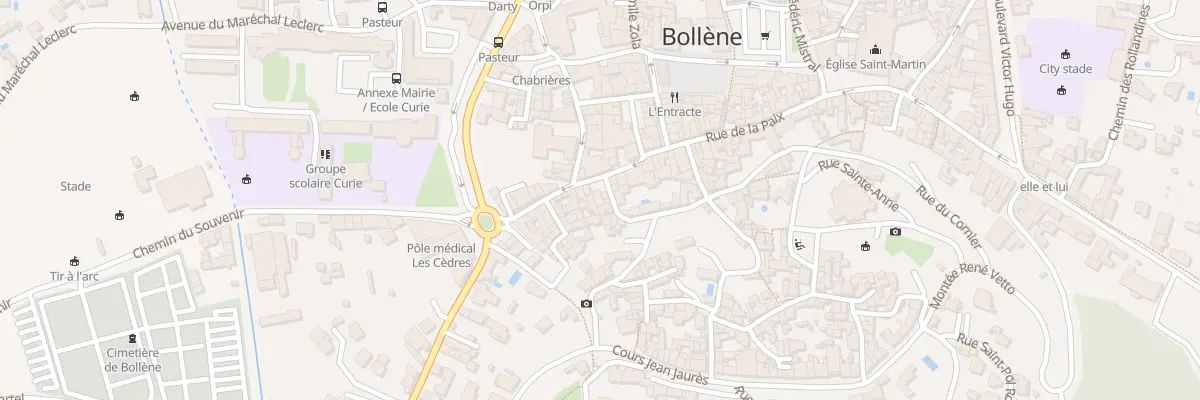 Plan du 96B Rue-de-la-Paix à Bollène