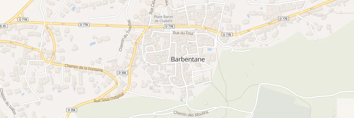 Plan du 25 Rue Pujade à Barbentane