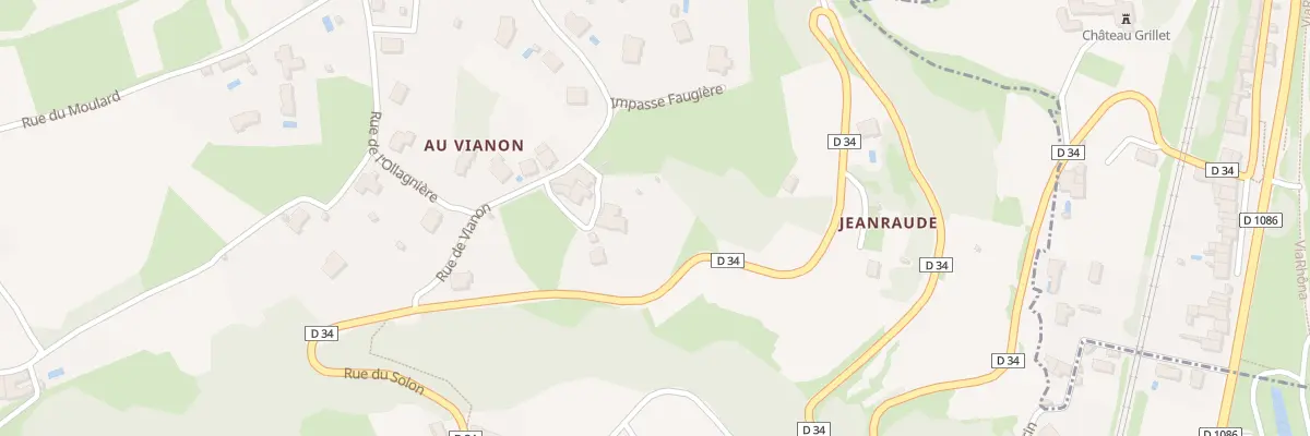 Plan du 5030 Au Vianon à Saint-Michel-sur-Rhône