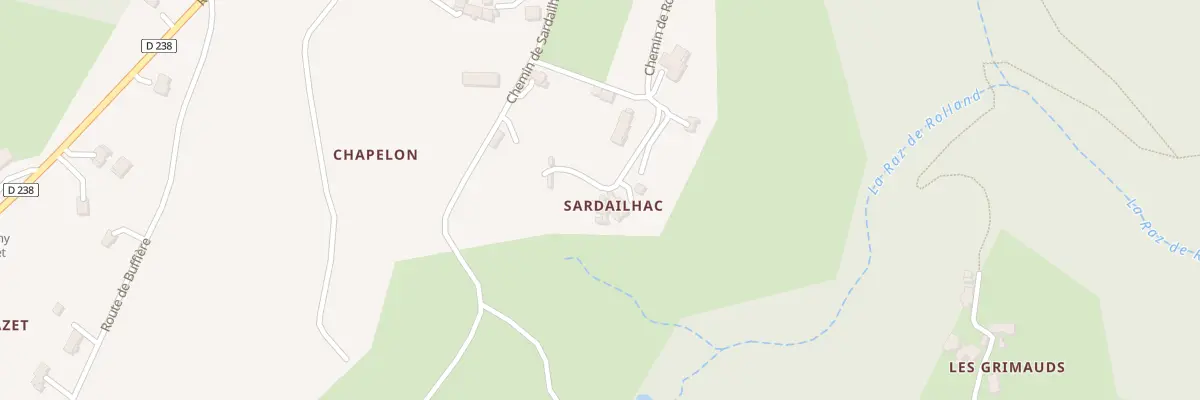 Plan du 80A Che de Rocher à Saint-Barthélemy-le-Plain