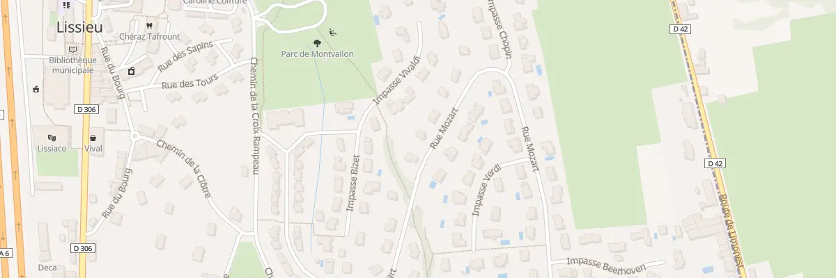 Plan du 35 Rue Mozart à Lissieu