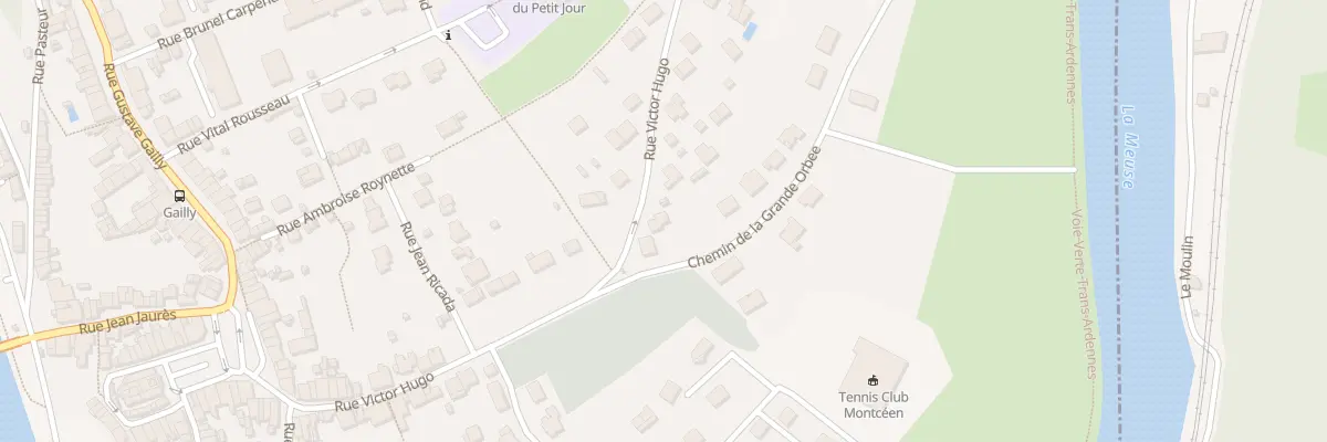 Plan du 28 Rue Victor Hugo à Montcy-Notre-Dame