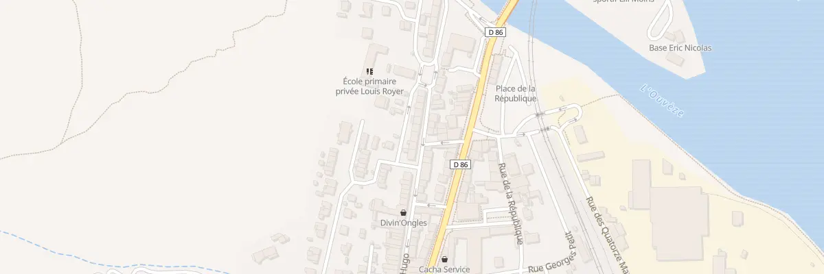 Plan du 29 Rue Victor Hugo au Pouzin