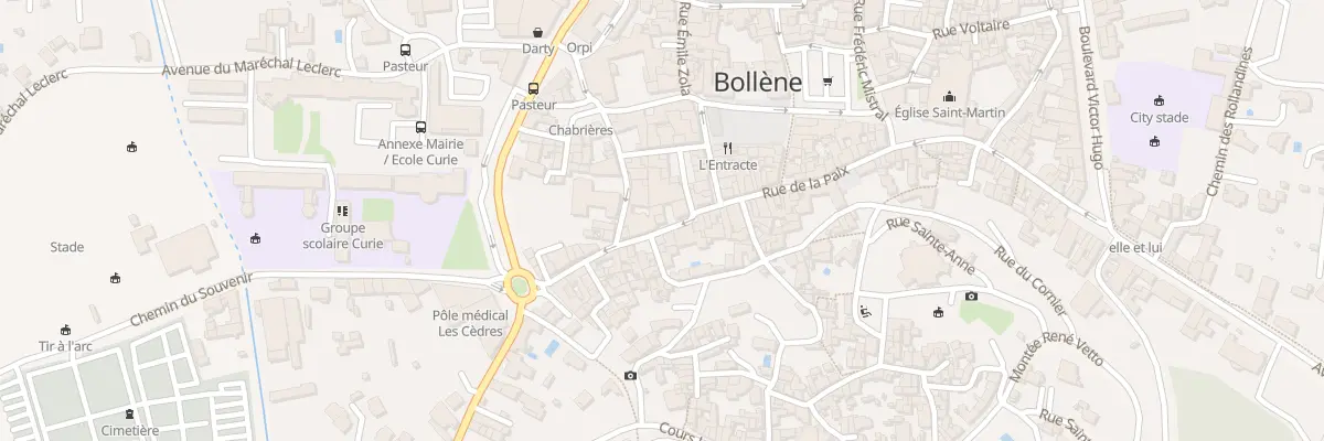Plan du 65 Rue-de-la-Paix à Bollène