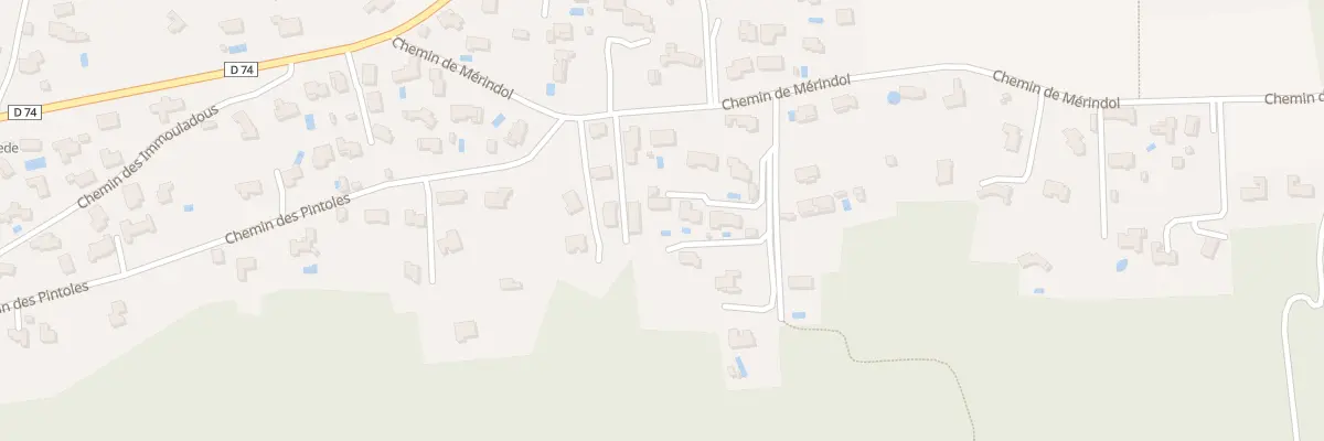 Plan du 314H Che de Mérindol à Mornas