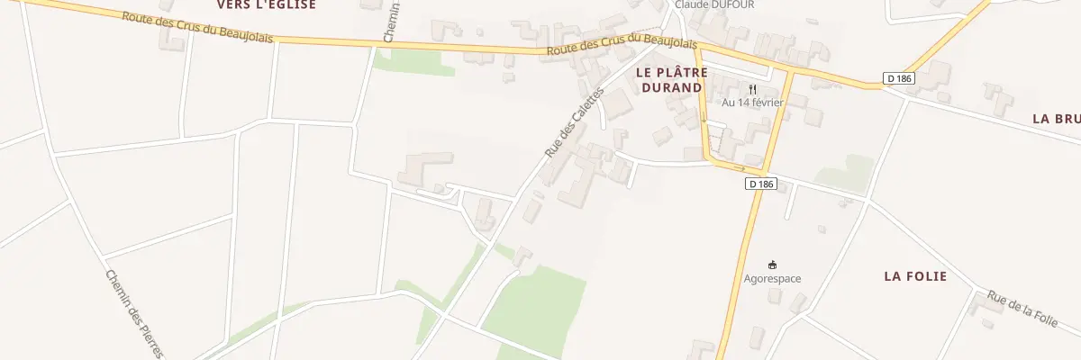 Plan du 165 Rue des Calettes à Saint-Amour-Bellevue