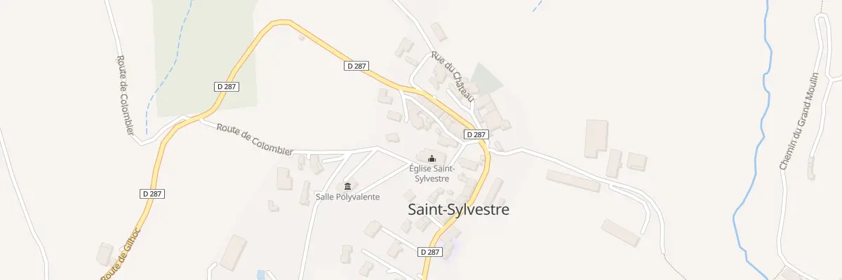 Plan du 5325 Che du Gymnase à Saint-Sylvestre
