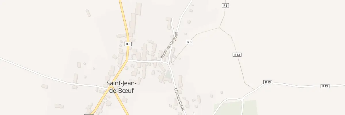 Plan du 1 Che Creux à Saint-Jean-de-Bœuf