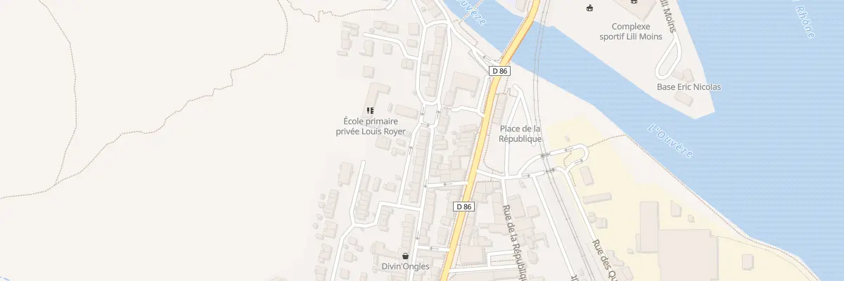 Plan du 19 Rue Victor Hugo au Pouzin