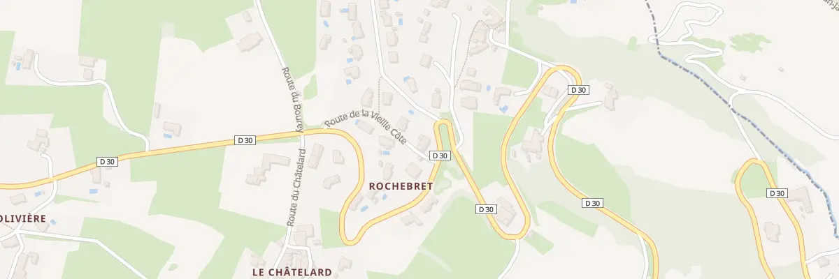 Plan du 18 Rte de la Vieille Cote à Vérin