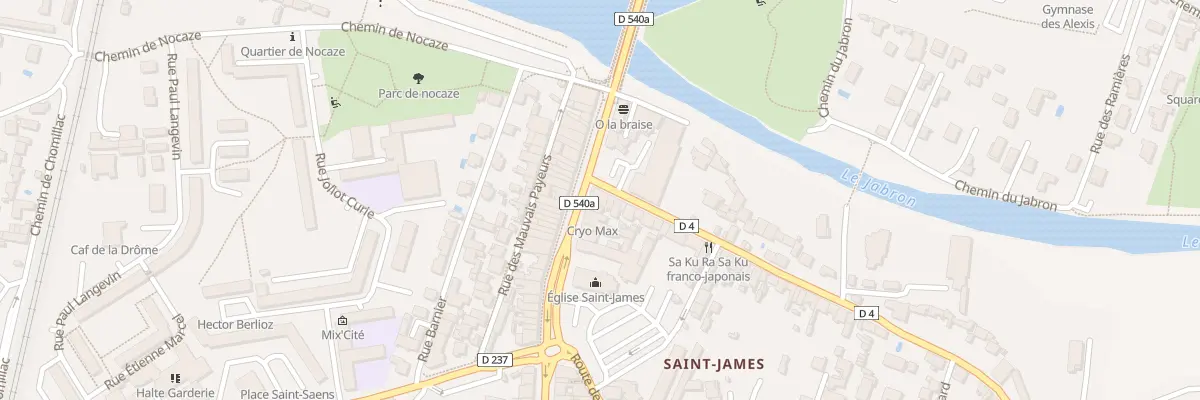 Plan du 2 Av Saint Didier à Montélimar