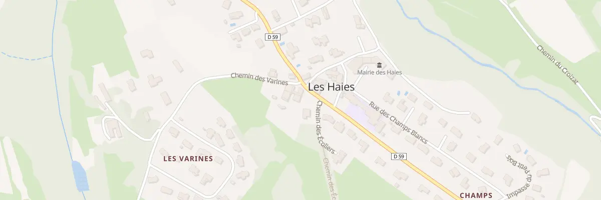Plan du 5113 Le Bourg et La Croix aux Haies