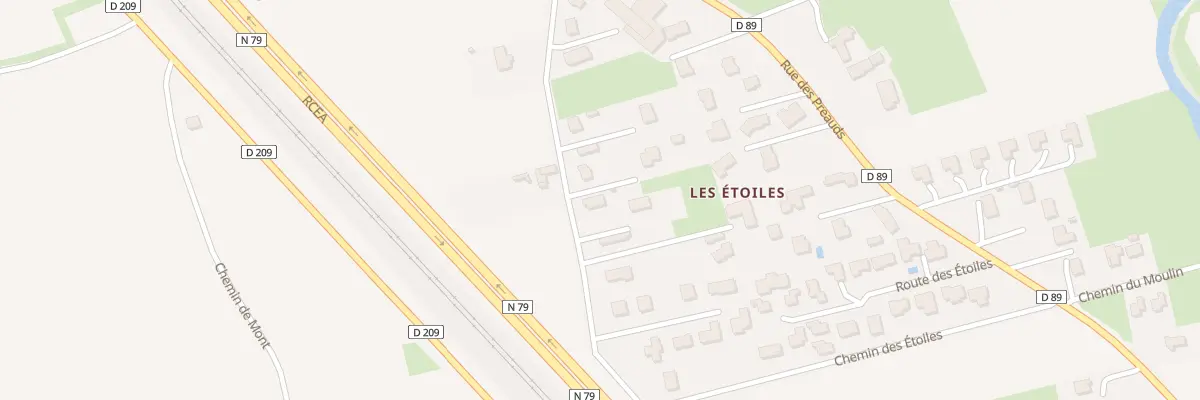 Plan du 267 Imp des Etoiles à Prissé