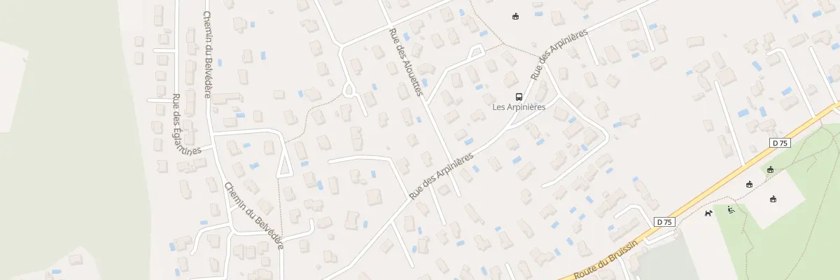 Plan du 34 Rue des Alouettes à Francheville
