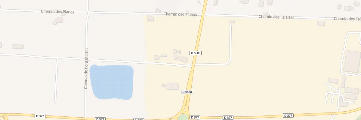 Plan du 5458 Che des Gravières à Pujaut