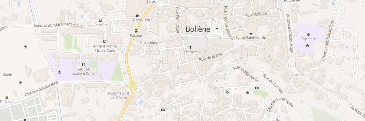 Plan du 63 Rue de la Paix à Violès
