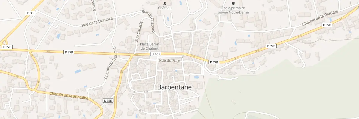 Plan du 1 Rue du Four à Barbentane