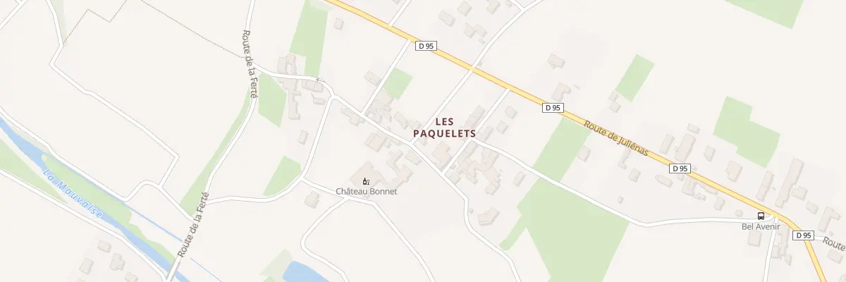 Plan du 20 Les Paquelets à La Chapelle-de-Guinchay