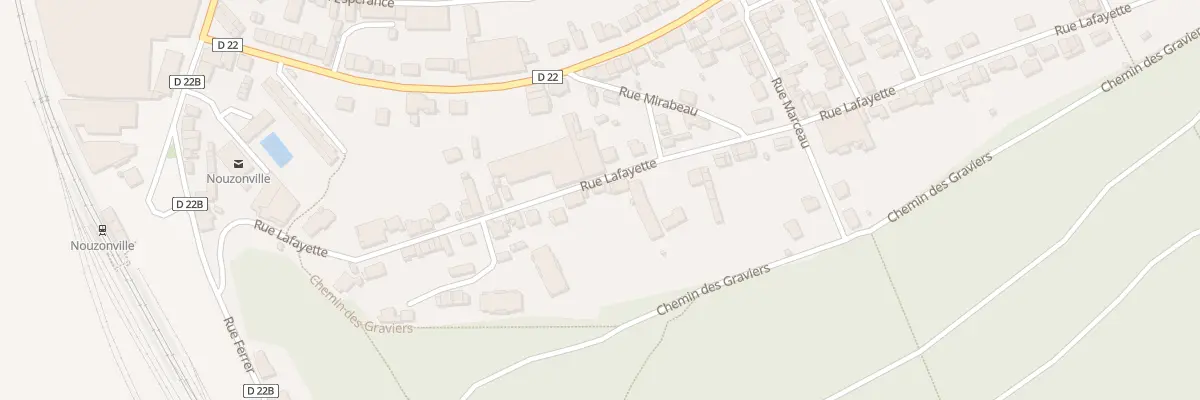 Plan du 28 Rue Lafayette à Nouzonville