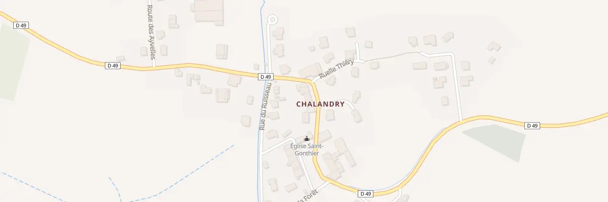 Plan du 11 Rue de St Gonthier à Chalandry-Elaire