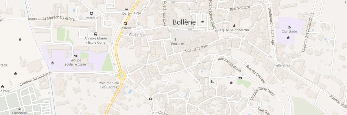 Plan du 82 Rue-de-la-Paix à Bollène