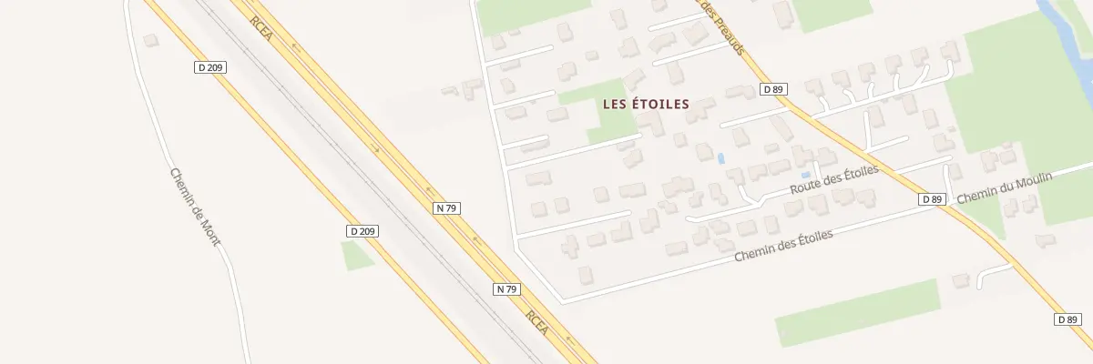 Plan du 329 Imp des Etoiles à Prissé