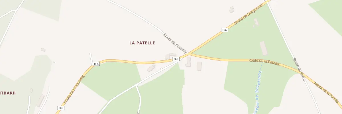 Plan du 835 Rte de Dragonnet à Eclassan