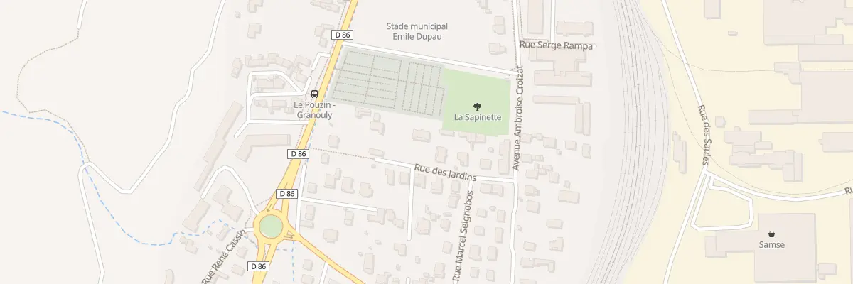 Plan du 4B Rue des Jardins au Pouzin