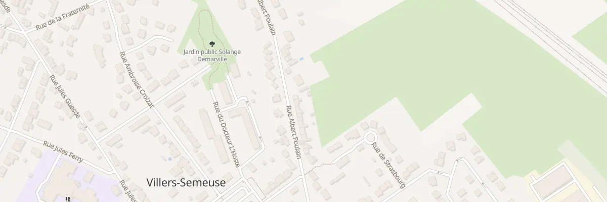 Plan du 24 Rue Albert Poulain à Villers-Semeuse