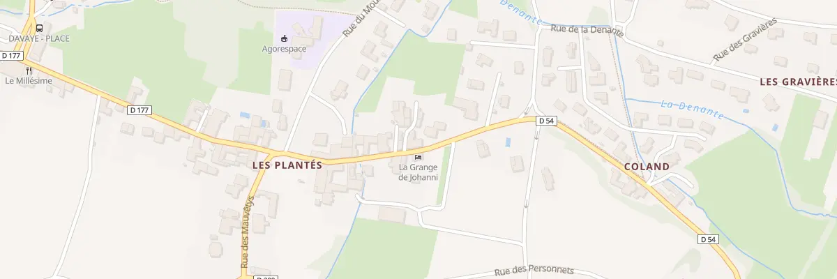 Plan du 507 Rue des Plantés à Davayé