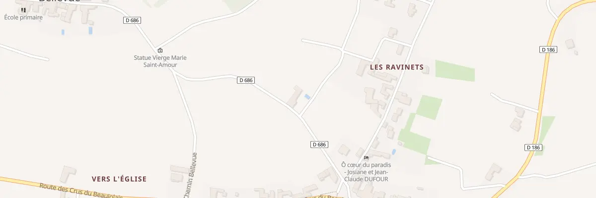 Plan du 180 Rte de la Saint Valentin à Saint-Amour-Bellevue