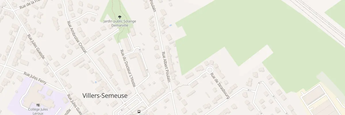 Plan du 20 Rue Albert Poulain à Villers-Semeuse